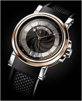 Breguet Marine II Automatic Big Date (WG-RG / Black / Rubber) 5817BE/Z2/5V8