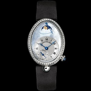 Breguet Reine de Naples (WG-128 Diamonds / Blue MOP / Strap) 8908BB/V2/864 D00D