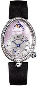 Breguet Reine de Naples (WG-128 Diamonds / Pink MOP / Strap) 8908BB/W2/864 D00D