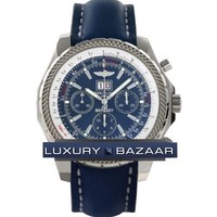 Breitling Bentley 6.75 (SS / Blue / Leather)