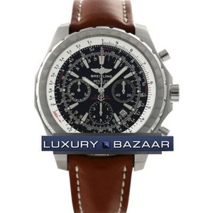 Breitling Bentley Motors T (SS / Black / Leather)