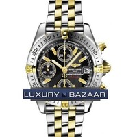 Breitling Chrono Cockpit b1335812 / b974-tt (SS-YG / Black / SS-YG)