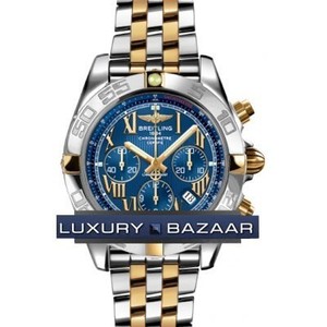 Breitling Chronomat B01 (SS- YG / Blue / SS- YG )