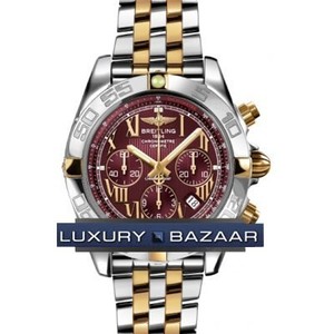 Breitling Chronomat B01 (SS- YG / Burgundy / SS- YG )