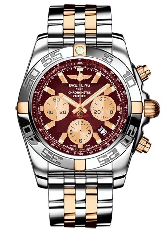 Breitling Chronomat B01 IB011012 / k524-tt (SS- YG / Burgundy / SS- YG )