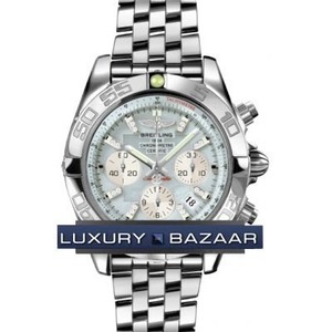 Breitling Chronomat B01 (SS / MOP- Diamonds / SS )