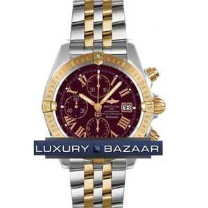 Breitling Chronomat Evolution (SS- RG / Burgundy / SS-RG)