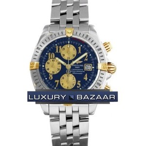 Breitling Chronomat Evolution (SS- YG / Blue / SS)