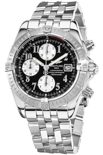 Breitling Chronomat Evolution a1335611 / b721-ss (SS / Black / SS )