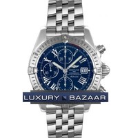 Breitling Chronomat Evolution a1335611 / c749-ss (SS / Blue / SS )