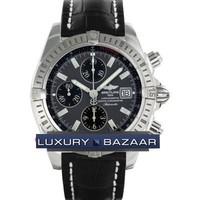 Breitling Chronomat Evolution (SS / Grey / Croc Leather )