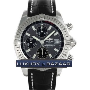 Breitling Chronomat Evolution (SS / Grey / Croc Leather )