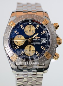 Breitling Chronomat Evolution (YG-SS / Black-Gold / SS Bracelet)