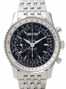 Breitling Montbrillant Datora (SS / Black / SS )