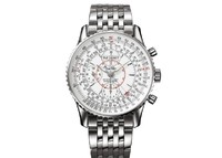 Breitling Montbrillant Datora (SS / Silver / SS )