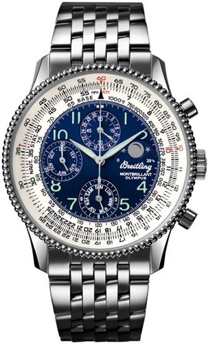 Breitling Montbrillant Olympus (SS / Blue / SS )