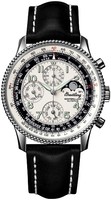 Breitling Montbrillant Olympus (SS / Silver / Leather )