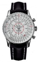Breitling Navitimer Montbrillant Datora (SS / Silver / Leather)