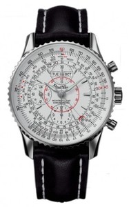 Breitling Navitimer Montbrillant Datora (SS / Silver / Leather)