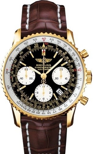 Breitling Navitimer r2332212 / b838-2CT (RG / Black / Leather)