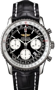 Breitling Navitimer (SS / Black / Leather)