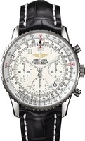 Breitling Navitimer (SS / Silver / Leather)