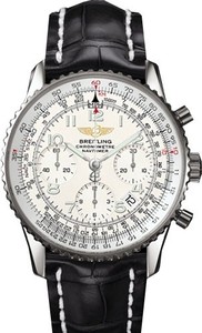 Breitling Navitimer (SS / Silver / Leather)