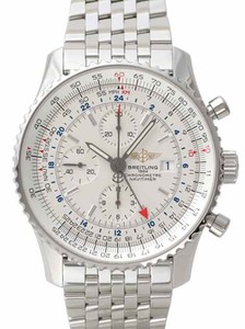 Breitling Navitimer World (SS / Beige / SS Bracelet)