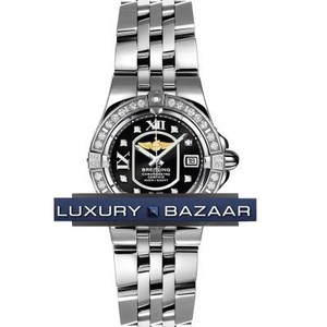 Breitling Starliner (SS - Diamonds / Black - Diamonds / SS)