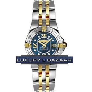 Breitling Starliner (SS - YG / Blue - Diamonds / SS - YG)
