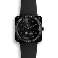 Bell & Ross BR S Black Ceramic Phantom & Diamonds