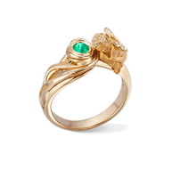 Кольцо Carrera y Carrera Baby Angel Solitaire (Emerald) DA11208 010202