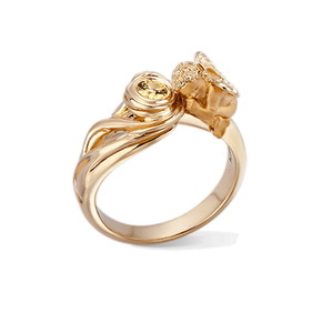 Кольцо Carrera y Carrera Baby Angel Solitaire (Yellow Sapphire) DA11208 010406