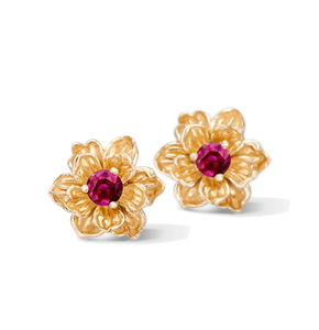 Серьги Carrera y Carrera Emperatriz Mini Earrings (Ruby) DA12872 010303
