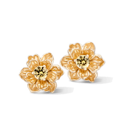 Серьги Carrera y Carrera Emperatriz Mini Earrings (Yellow Sapphire) DA12872 010406
