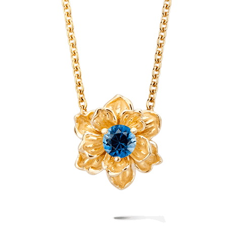 Колье Carrera y Carrera Emperatriz Mini Necklace (Blue Sapphire) DA12871 010404