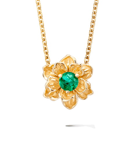 Колье Carrera y Carrera Emperatriz Mini Necklace (Emerald) DA12871 010202