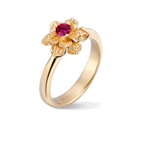 Кольцо Carrera y Carrera Emperatriz Solitaire (Ruby) DA12870 010303