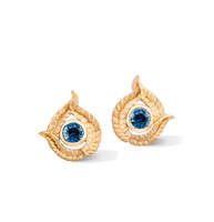 Серьги Carrera y Carrera Garzas Mini Earrings (Blue Sapphire) DA13565 010404