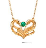 Колье Carrera y Carrera Garzas MINI Necklace (Emerald) DA13566 010202