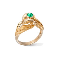 Кольцо Carrera y Carrera Garzas Solitaire (Emerald) DA13564 010202