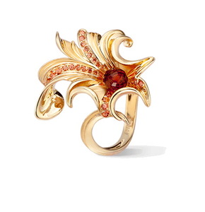 Кольцо Carrera y Carrera Hoja Maxi Ring DA14300 010422
