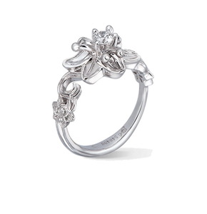 Кольцо Carrera y Carrera Jazmin Solitaire DA12762 020101