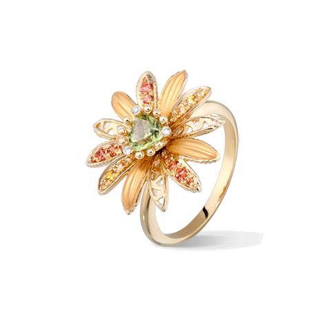 Кольцо Carrera y Carrera Margarita Mini Ring DA14150 010902
