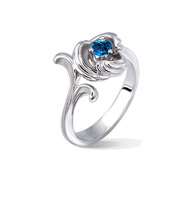 Кольцо Carrera y Carrera Origen Solitaire (Blue Sapphire) DA14058 020404