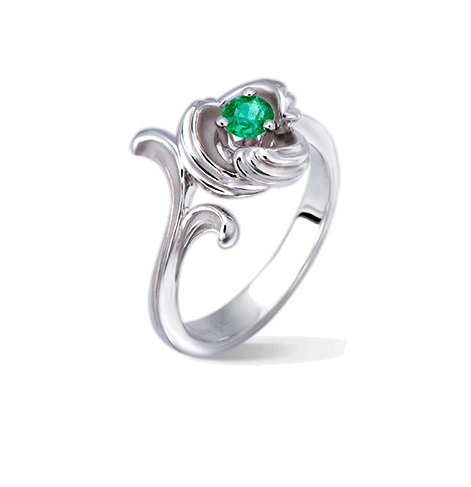 Кольцо Carrera y Carrera Origen Solitaire (Emerald) DA14058 020202