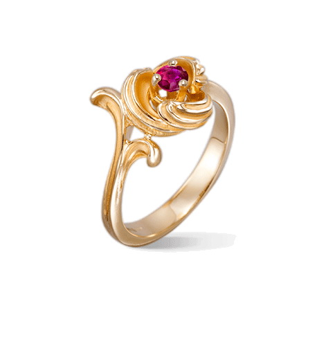 Кольцо Carrera y Carrera Origen Solitaire (Ruby) DA14058 010303