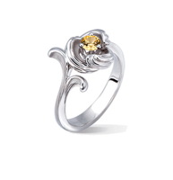 Кольцо Carrera y Carrera Origen Solitaire (Yellow Sapphire) DA14058 020406