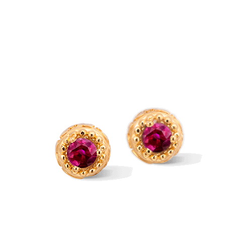 Серьги Carrera y Carrera Velazquez Mini Earrings (Ruby) DA13079 010303