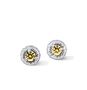 Серьги Carrera y Carrera Velazquez Mini Earrings (Yellow Sapphire) DA13079 020406